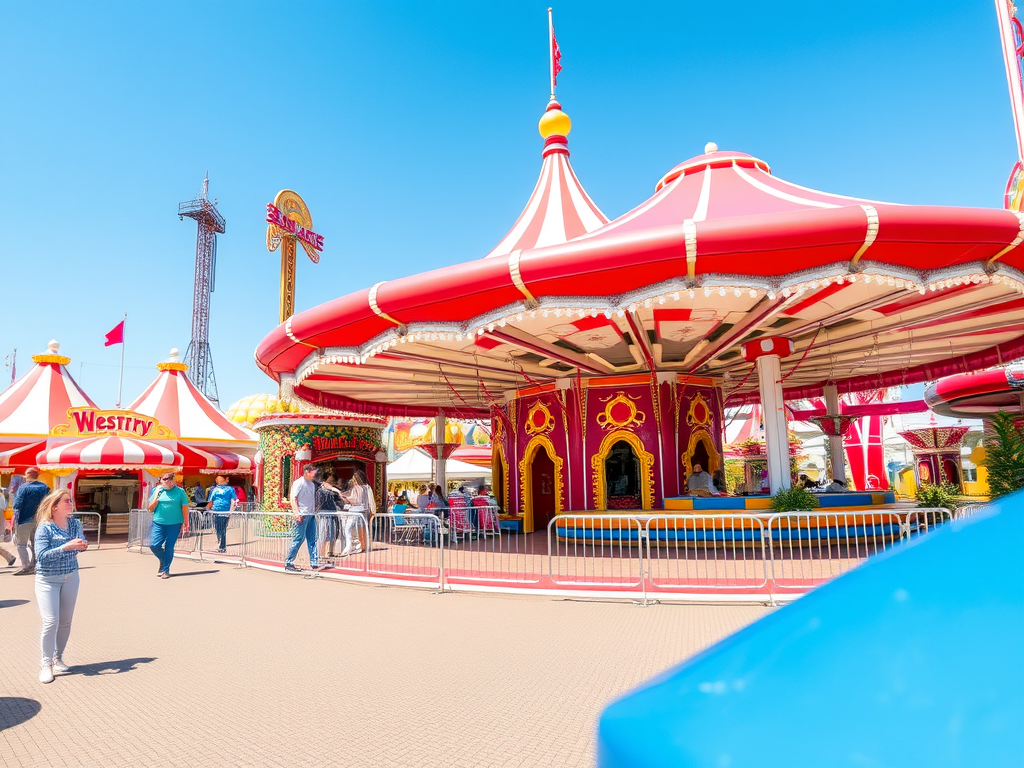 Guide Parcs Europe : Zone dans un parc d'attraction en Europe